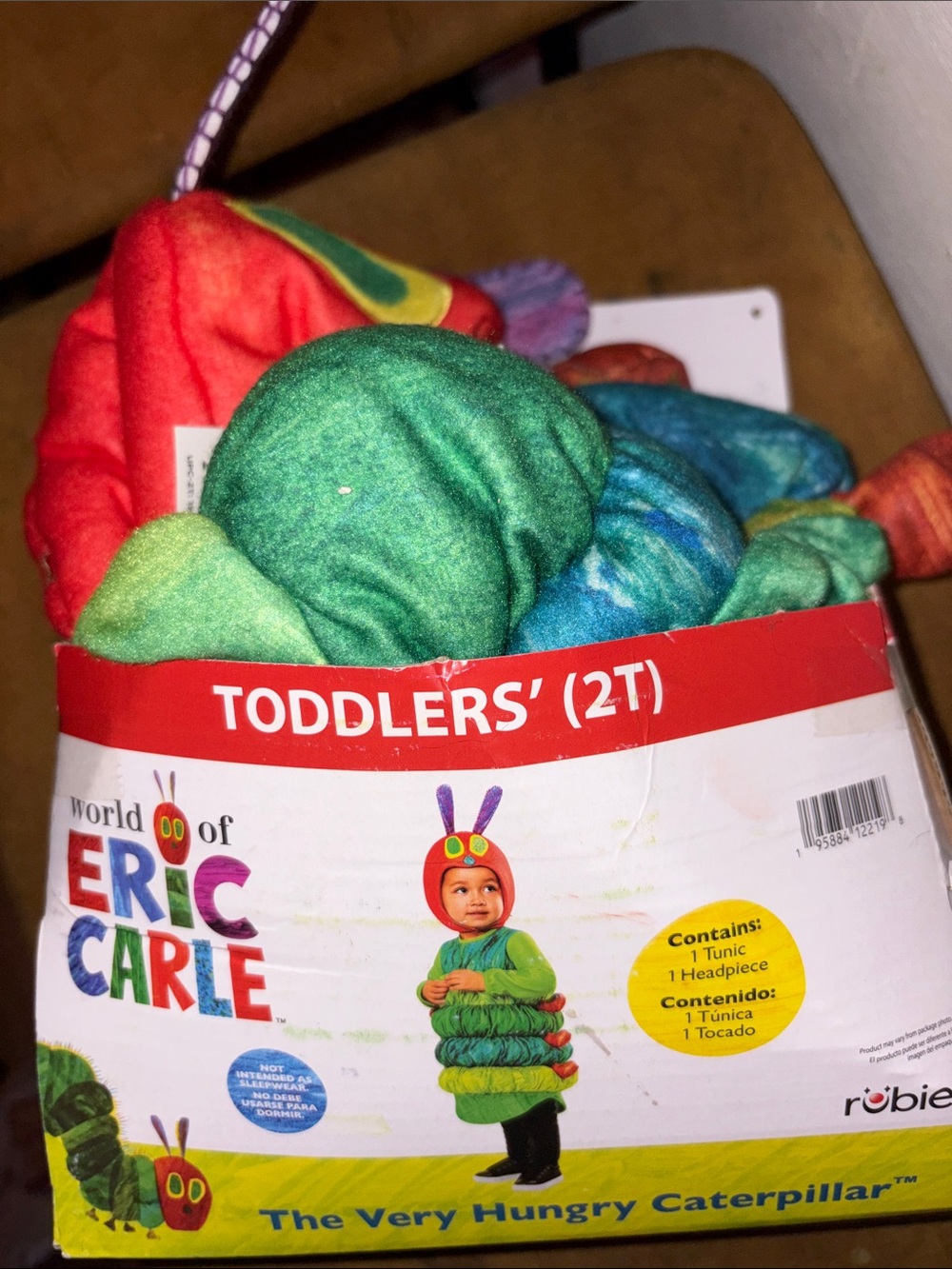 Rubie's The Very Hungry Caterpillar Costume in Green and Red